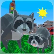 Raccoon Adventure City Simulator 3D